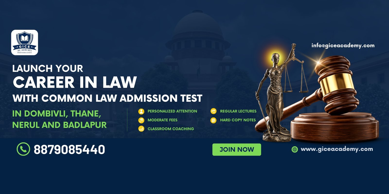 LAW-CET Coaching Banner